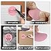 YIKIADA Pink Circle Thermal Labels Vinyl 2 Inch Self-Adhesive Round Stickers Roll Waterproof Printer Decals Name Tag for QR Code DIY Office Address 500 PCS