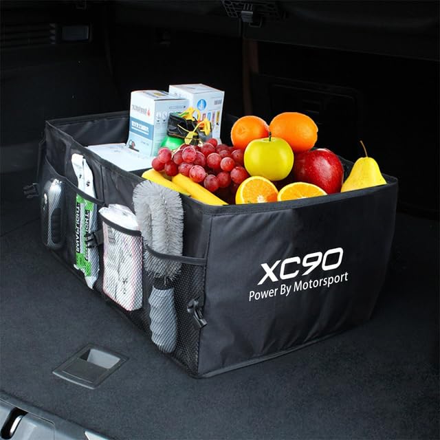 For Car - Folding Car Trunk Storage Box Auto Accessories For Volvos XC90 XC60 C30 T6 S60 C70 XC40 V40 XC70 V70 V60 𝖵50 S80 S40 AWD V90 S90 (For XC90)