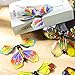 AhlsenL 20 PCS Flying Butterfly Toy, Wind Up Flying Butterfly Surprise Box Wind Up Butterfly Surprise Toy for Wedding Birthday Party Book and Greeting Cards(5 Styles)