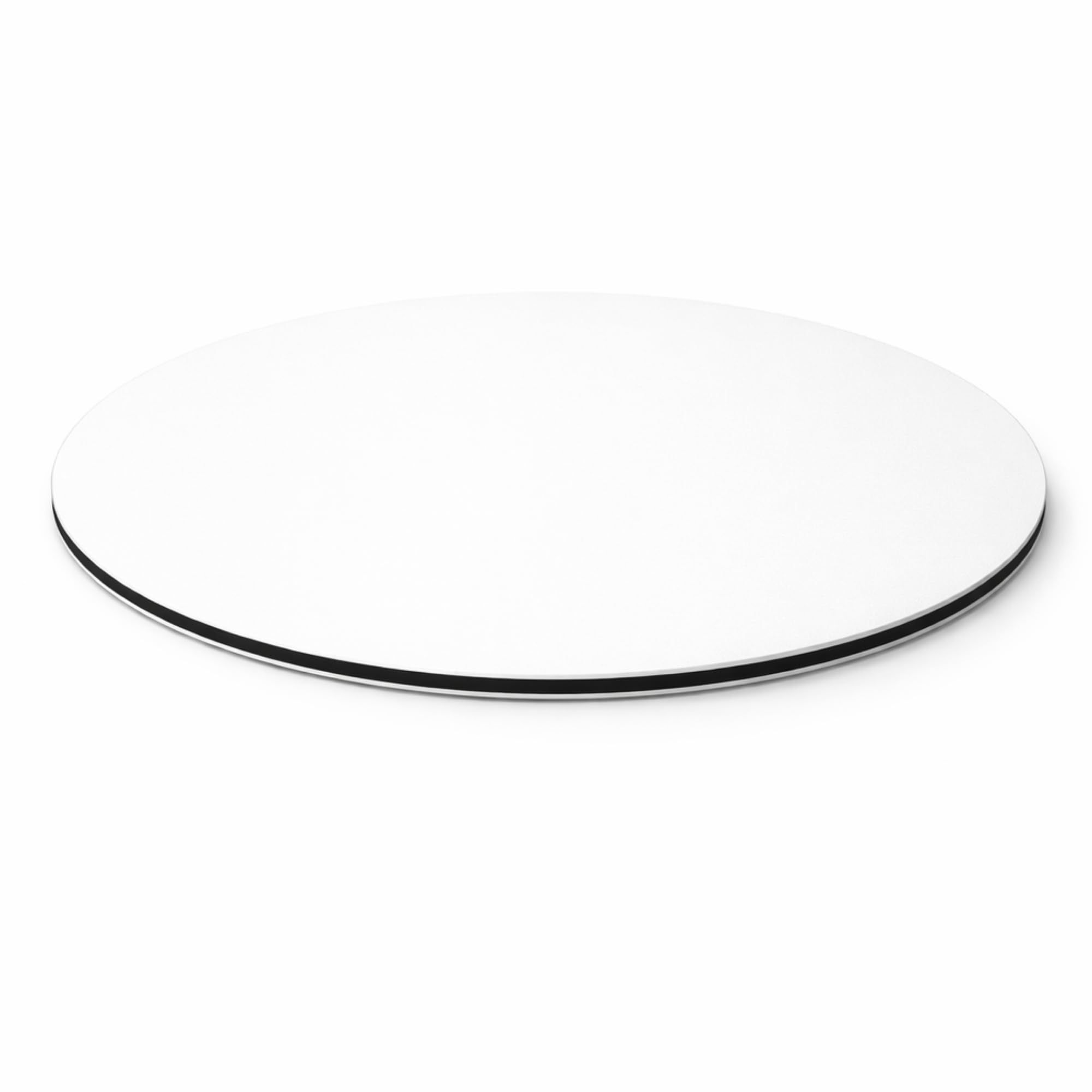Signalétique.biz France Plaque ronde panneau composite blanc 2 mm diamètre 600 mm - disque rigide aluminium