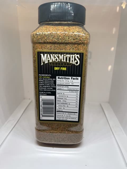 Mansmith's Dry Fire, All-Purpose Spice, 27 ounces