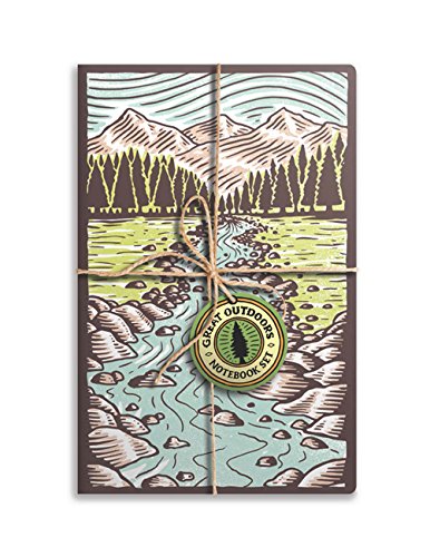 Great Outdoors Notebook Set: (Nature Notebooks, Books About The Outdoors) #TOP5