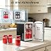 Citybee Mini Kühlschrank - 4L Minikühlschrank mit Kühl- & Heizfunktion - 220V AC für Zimmer Steckdose & 12V DC für Auto - Kleiner Kühlschrank Minibar für Camping/Büro/Hotel - Schwarz