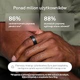 Oura Ring 4 - Stealth - Rozmiar 14 Smart Ring | Najpierw dobierz rozmiar z zestawem miarowym OR4 | Urzadzenie noszenia pomiaru jakosci snu - Tetno - Pomiar kondycji - Bateria do 8 dni