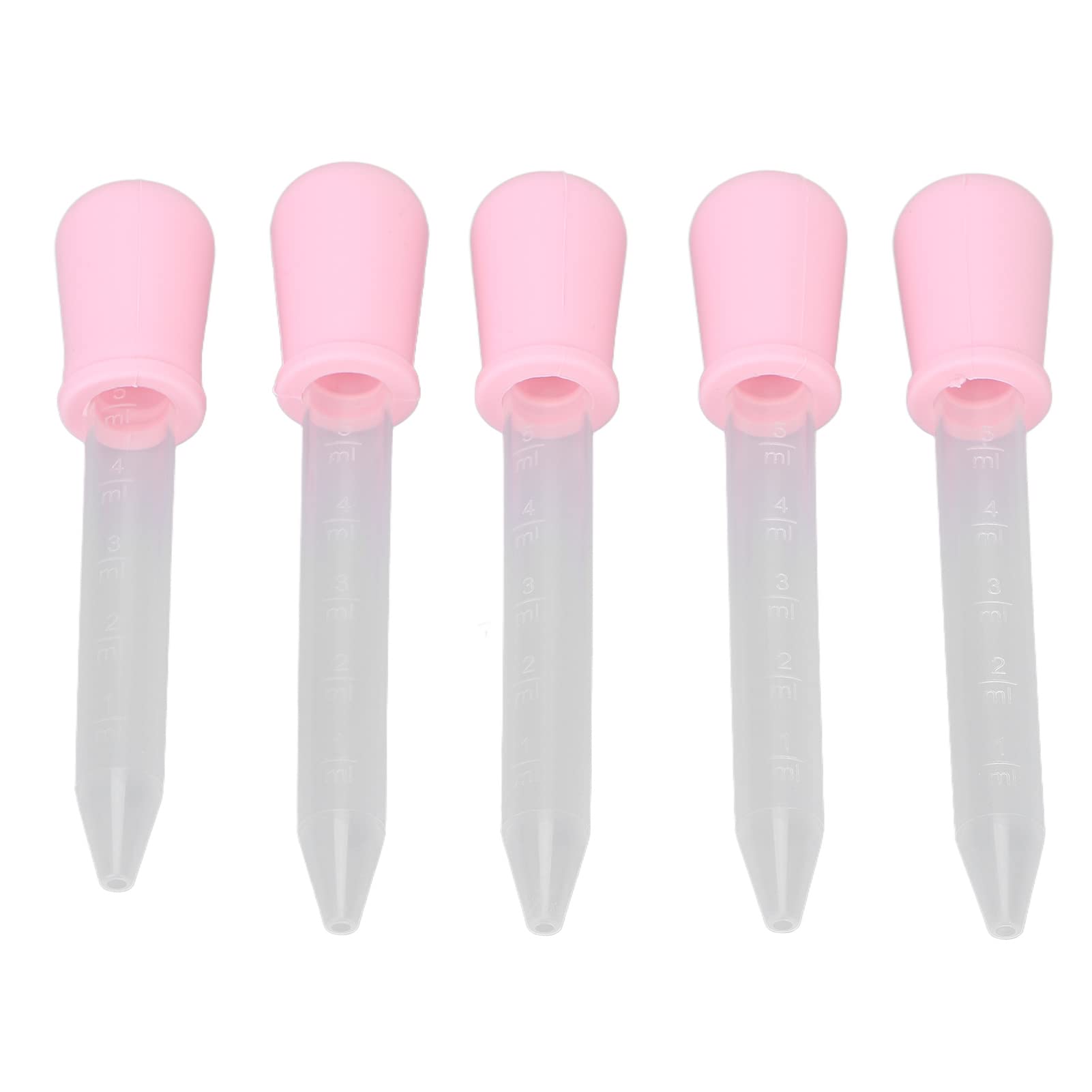 Resin Pipettes, 5pcs DIY Portable Eco Friendly Pipettes Professional for for Laboratory Experiment