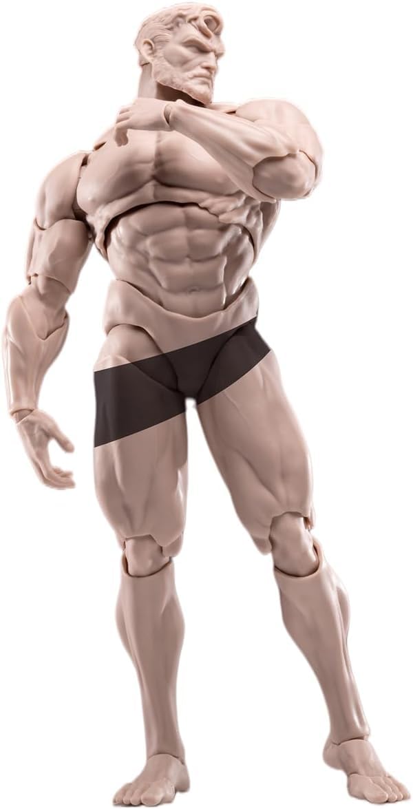 Amazon.co.jp: LEBOO MORFIG 1/12 スケールの男性可動フィギュアで