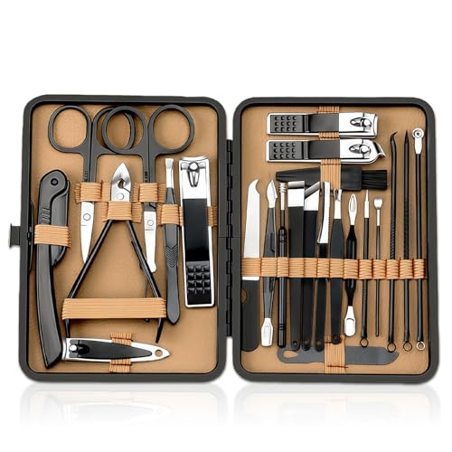 Flintronic 24PCS Manicura Pedicura Set, Juego De...