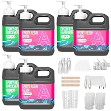 Epoxy Resin Kit, Casting, DIY, Art, Molds,Jewelry 240oz