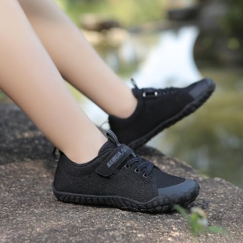 Image of KUBUA Kids Barefoot Shoes for Boys Girls Zero Drop Minimalist Sneakers | Wide Toe Box, Natural Foot Development, Lightweight, Hiking, Running, Tennis, Walking, School, Toddler, Little Kid, Big Kid