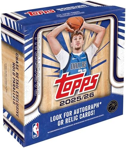 2025-26 Topps Basketball - Factory Sealed - Mega Box