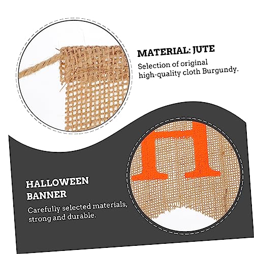 Banderole d'Halloween extérieure résistante pour décorer sans clou - 6