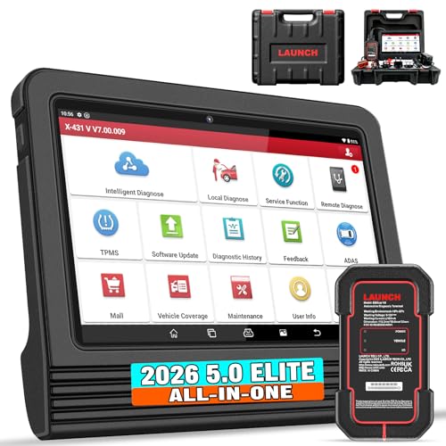 LAUNCH X431 PRO V 5.0,2026 New Gen. OEM Bluetooth Bidirectional Scan Tool w/Canfd Doip,Same as Pro3s+ 5.0,Online Code & 38+ Reset for All Cars,2 Yrs Free Update