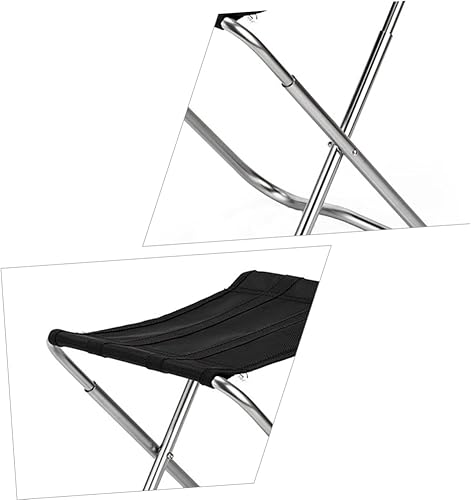 Miniatura 5 de INOOMP Silla plegable de pesca Silla de mochilero sillas plegables Barbacoa Silla Accesorios de tubería alta resistencia 7075 importado aleación de