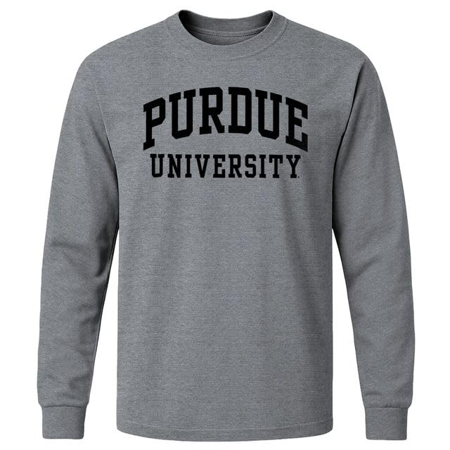 Barnesmith Mens Classic - Cotton Long Sleeve T-Shirt with Classic Logo