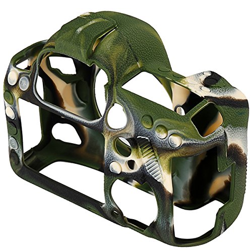 Stseetop Canon 5D Mark Iv Camera Case, Professional Silicone Rubber Camera Case Cover Detachable Protective For Canon 5D Mark Iv (Army Green) #TOP5