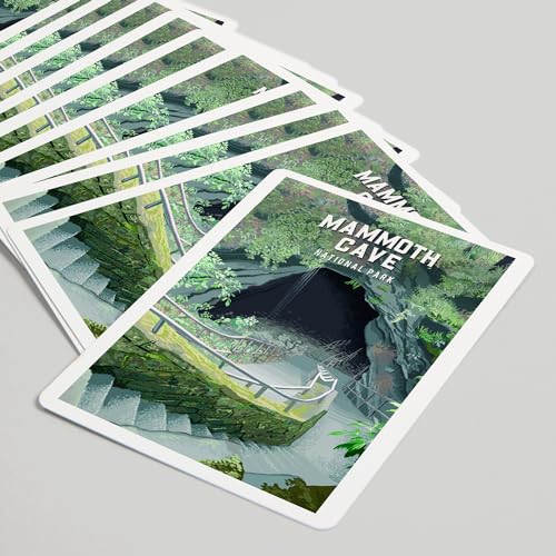 Lantern Press Mammoth Cave National Park Poker 52 cartas miniatura 5