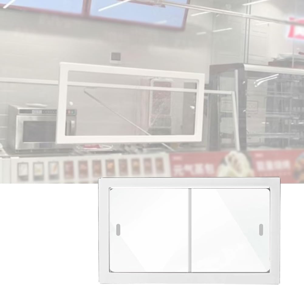 Concession Window Aluminum Alloy Food Truck Service with Horizontal Sliding Screen Windows,Acrylic Concession Window for Food Trucks Sliding Window for Cake Shop Restaurant and Snack Serving