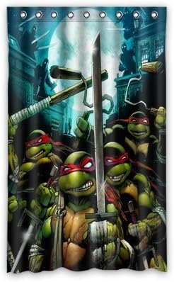 Fashionable Home Collection Teenage Mutant Ninja Turtles Window Curtain 52"W x 84"H (One Piece) With 9 Holes