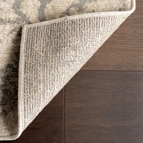 Tapete nuLOOM Medallion Beige y Gris 8x10 pies miniatura 3