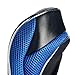 Andux Golf Driver Wood Head Covers 460cc Driver Hook & Loop Set of 3 MT/MG09 (Black/Blue)