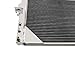 RadBuild CU2957 Aluminum Radiator for 2007-2018 Jeep Wrangler JK 3.6L 3.8L V6 3 Row Radiador Crossflow Radiators 2008 2009 2010 2011 2012 2013 2014 2015 2016 2017 08 09 10 11 12 13 14 15 16 17