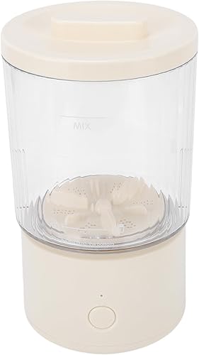 Asixxsix Lavadora portátil, lavadora de ropa interior silenciosa, lavadoras pequeñas inalámbricas recargables para artículos de lavandería pequeños,