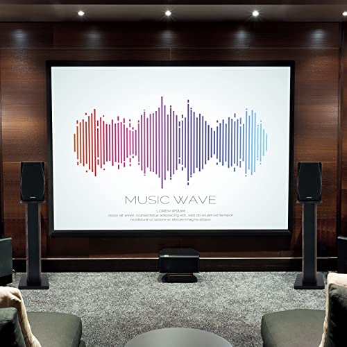 Mayqmay 31.49 Inch (80Cm) Wood Speaker Stands For Home-Cinema Hifi Desktop And Satellite Speakers Monitor Stands, Enhanced Audio Listening Experience For Home Theaters (Pair) #TOP7