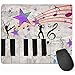 Produktbild Schreibtischunterlage,Musik Tanz Beauty Print Gaming Mauspad Attraktive Dekorative Computer-Pad-Matte 22X18 Cm