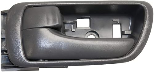 Miniatura 2 de KarParts360 Para Toyota Camry 2002 03 04 05 2006 Manija de puerta interior delantera o trasera, lado del conductor gris | con botón de bloqueo de