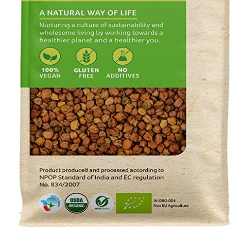 Image of Organic Tattva Organic Kala Chana 1Kg - Unpolished Black Chana | Vegan, Gluten-Free | Pure and Fresh Chana Whole for Everyday Use