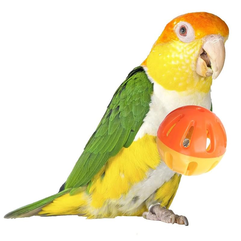Brinquedo de Pé Birdie Balls para Aves Médias Super Bird Creations SB1055, 5,08 cm, Pacote com 4