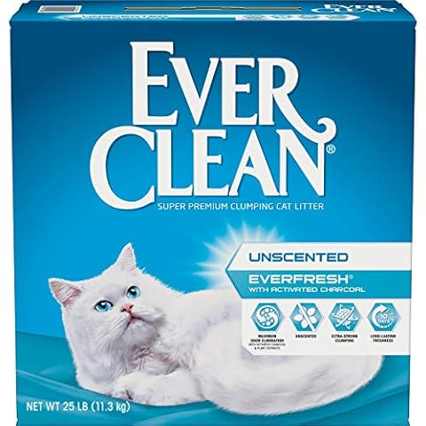 Ever Clean Ever Fresh Litter with Activated Charcoal , Unscented, 25 Pounds Cover