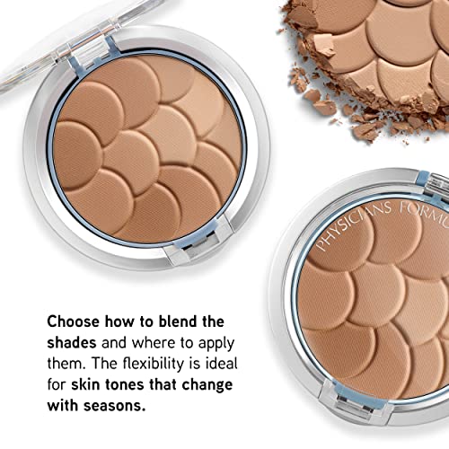 Physicians Formula Magic Mosaic Multi-Colored Bronzer, Highlighting, Contour Powder, Warm Beige/Light Bronzer, Dermatologist Tested, Clinicially Tested #TOP2