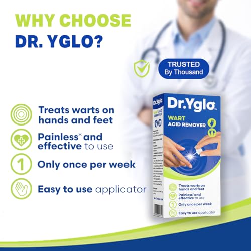 Image of Wart Acid Remover 5ml | Fast Acting Wart Removal Solution with Monochloroacetic Acid (MCA) | Precise Applicator for Common Warts on Hands and Feet | Liquid Form | 4 Years+