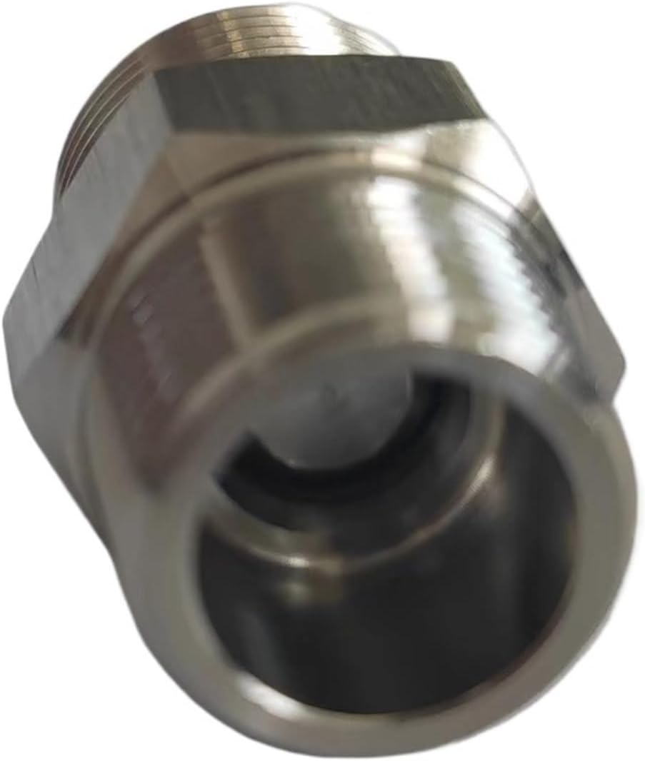 Short 3/8" NPT Male To Male One Way Check Valve 304 Stainless Steel