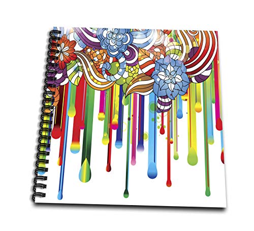 Livre de dessin Zentangle 3drose contre le stress peinture fleurs multicolores