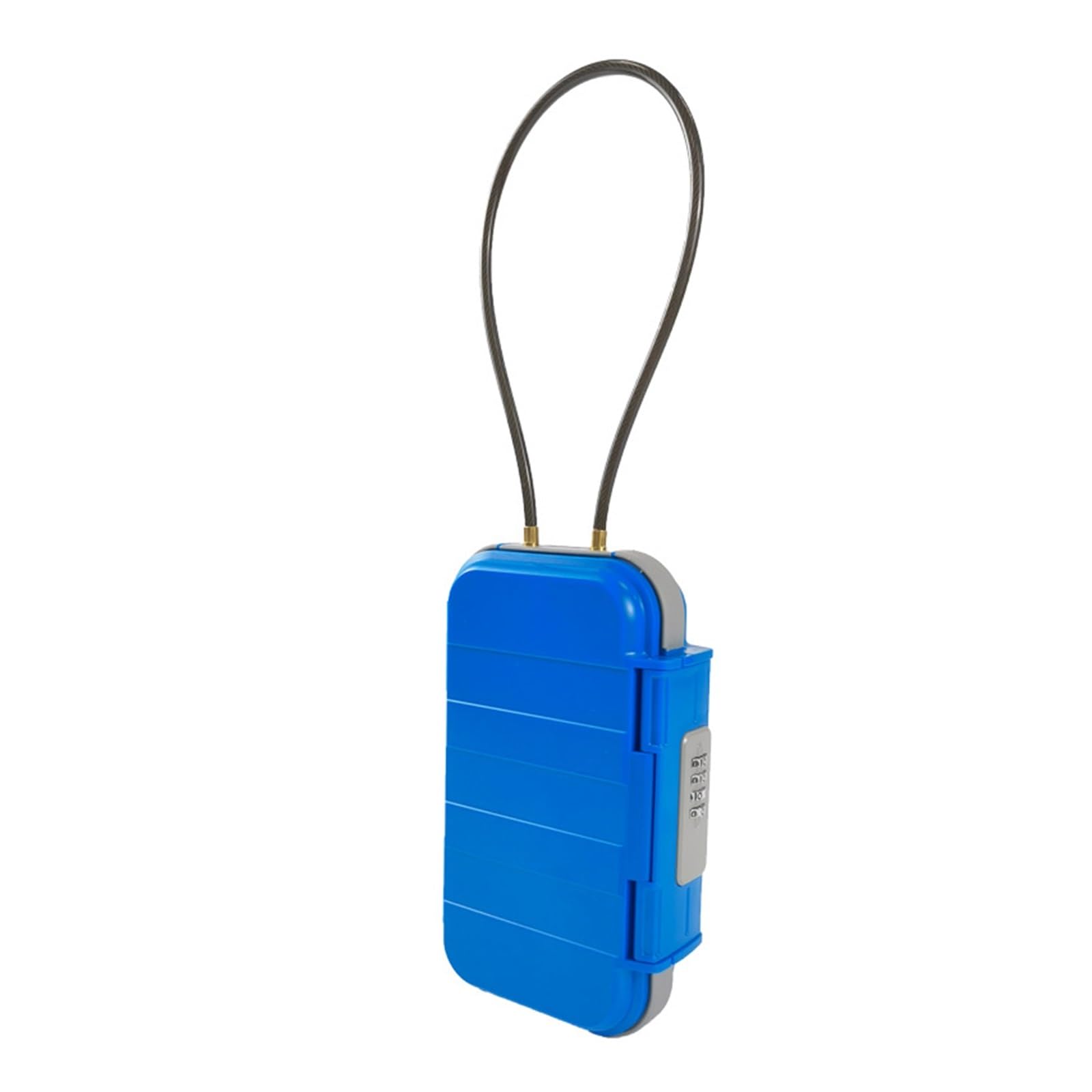 Cassaforte Piccola Cassetta Di Sicurezza, Custodia Sicura Portatile Con Combinazione A 4 Cifre Con Corda All'aperto, Campeggio, Escursionismo, Sport, Palestra, Sicurezza per casa, ufficio, hotel, viag