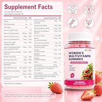 Vccvaa Sugar Free Multivitamin Gummies for Women 14+ with Iron, Inositol, Folate, Vitamins A C D3 E B12 K2, Herbal & Mineral Blend, Daily Vegan Gummy for Hair, Skin, Energy, Immune Support – 60 Count — image 3