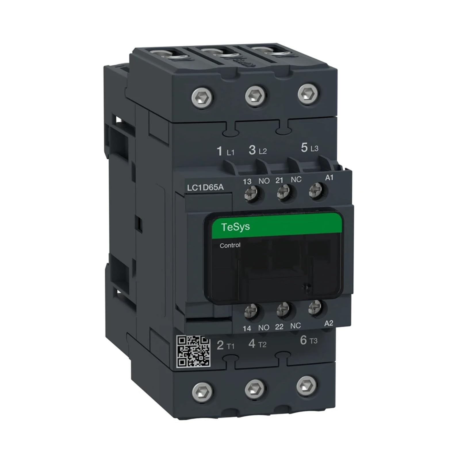 Contacteur LC1D65AG7 65A bobine 120V 3NO inverseur triphasé noir - 5