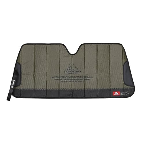 ダルトン(Dulton) オート サンシェード S オリーブ FOR CAR LIFE 車用サンシェード 日除け 遮光 遮熱 UVカット 縦:56cm 横:130cm V21-0355S/OV