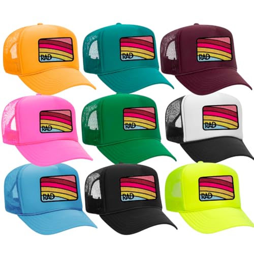 Gorra Trucker con Parche Bordado RAD Negro miniatura 2