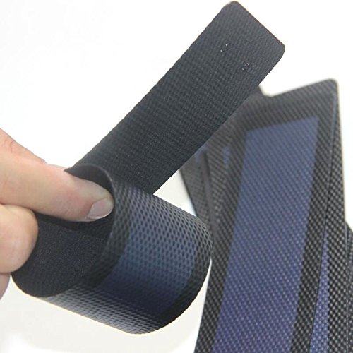 Panneau Solaire Flexible Nuzamas 0.7W - 1.5V - 270x55mm - Pour Projets DIY, Charge Petites Batteries