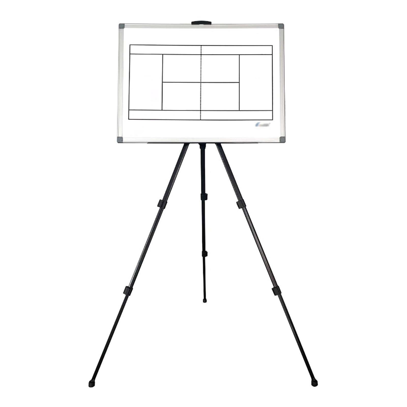 Lavagna Tattica per Allenatori, Lavagna da Tennis cancellabile a Secco for Allenatori, Design Fronte-Retro, con treppiede e Zaino, for la Guida strategica