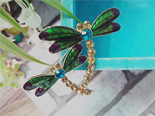 Cdet - Spilla a forma di libellula, con diamante