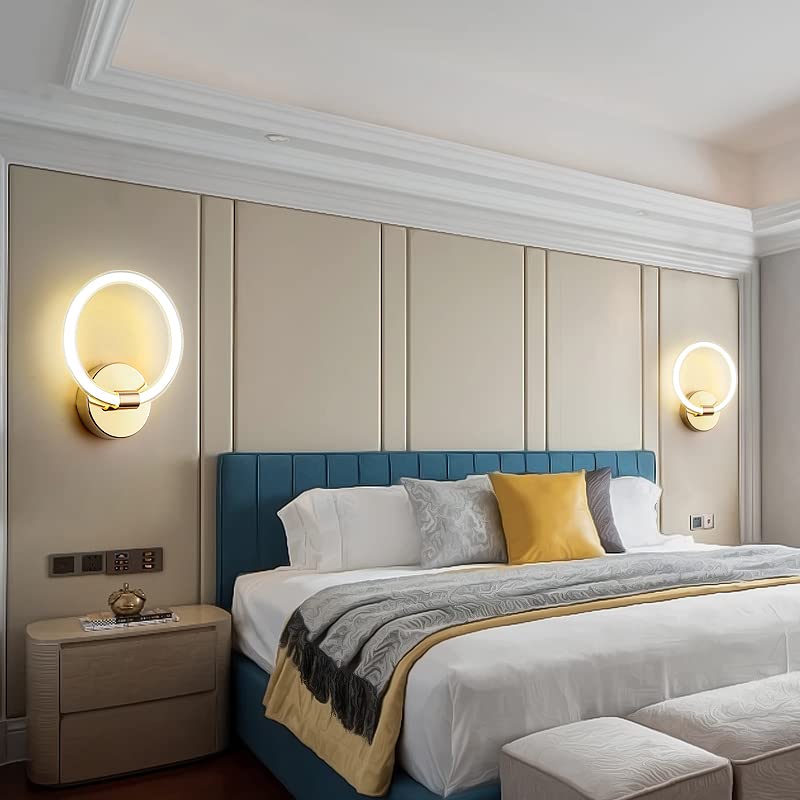 Lámpara de pared circular LED para iluminar con estilo el pasillo de tu sala de estar 2