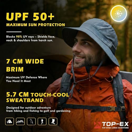 Sombrero tipo Bucket UVCoolix para sol unisex miniatura 3