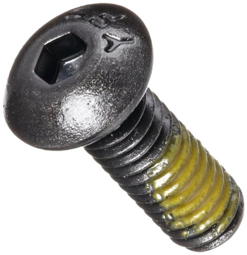 Alloy Steel Socket Cap Screw, Black Oxide Finish, Button Head, Internal Hex Drive, Meets ASME B18.3/ASTM F835, 2