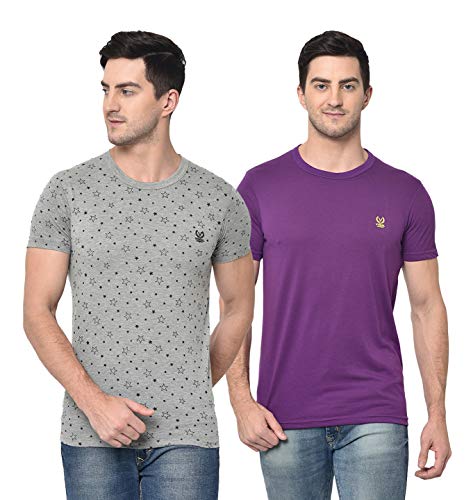Image of Mack Jonney Regular Fit Mens Tshirts(Pack of 2-MACK631961)