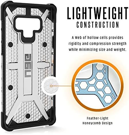 URBAN ARMOR GEAR UAG Samsung Galaxy Note 9 Plasma Feather-Light Rugged [Ice] Military Drop Tested Phone Case