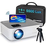 【Doppellautsprecher und Bluetooth】Der Bluetooth Beamer verfügt über ein fortschrittliches Dual-Surround-Lautsprechersystem, das einen hervorragenden HiFi-Soundeffekt bietet. Mit dem eingebauten Bluetooth-Chip kann der Bluetooth-Video beamer mit Ihrem drahtlosen Bluetooth-Lautsprecher oder -Headset verbunden werden, so dass Sie Filme genießen können, ohne andere zu stören.(Kann Smartphone nicht über Bluetooth-Funktion verbinden)